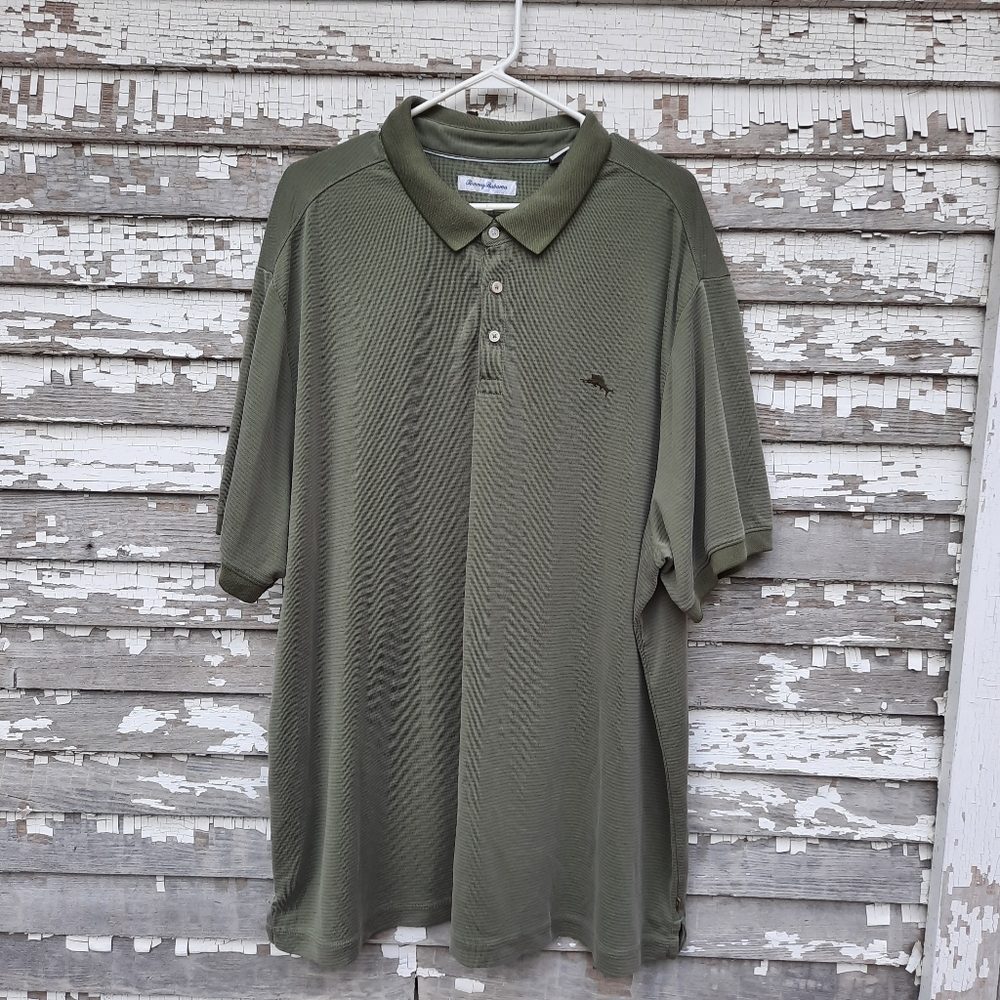 Tommy Bahama Olive Green Polo Shirt